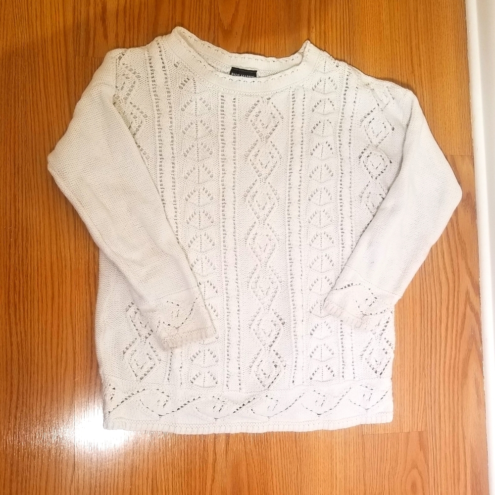 Vintage Paul Harris Cream Cottagecore Sweater